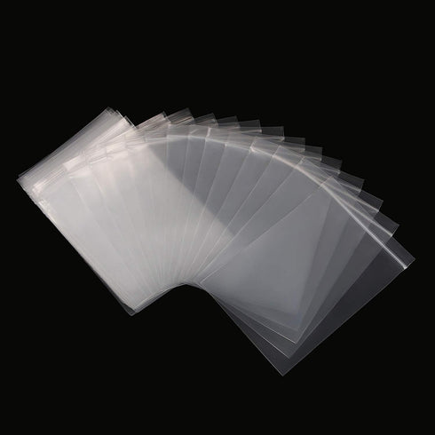 200Pcs Small Zip Plastic Bags, 3.5 x 5 Inches Resealable Self Sealing Zipper Clear Plastic Bags for Jewelry, Cookie, Candy, Birthday Party Self Se...