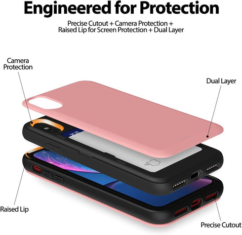 GOOSPERY Magnetic Secure Bumper Compatible with iPhone Xs/X, Card Holder Wallet Case, Easy Magnet Auto Closure Dual Layer Protection Sleek iPhone ...