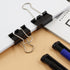40 Pack 1 Inch / 25mm Binder Clips Black Paper Clips, Medium Binder Clips Metal Paper Clamps Office Clips School Supplies, Small Binder Clips for ...