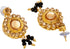 Traditional Indian Gold Plated Kundan Pearl Choker Bridal Necklace Combo with Maang Tikka and Earrings Jewellery/Jewelry Set for Women (SJN_157_PP...