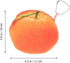 Zip Around Wallet Mini Wallet Kid Coin Purse Keychain Wallet Pouch Fruit Purse Novelty Purses for Women Orange Mini Purse Coin Pouch for Keychain ...