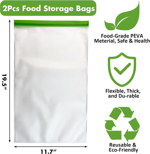 Odor Proof Food Storage Bear Bags Reusable Zipper Barrier Bags Airtight Bags Keep Fresh and Waterproof for Backpacking, Camping, Outdoor Bear Proo...