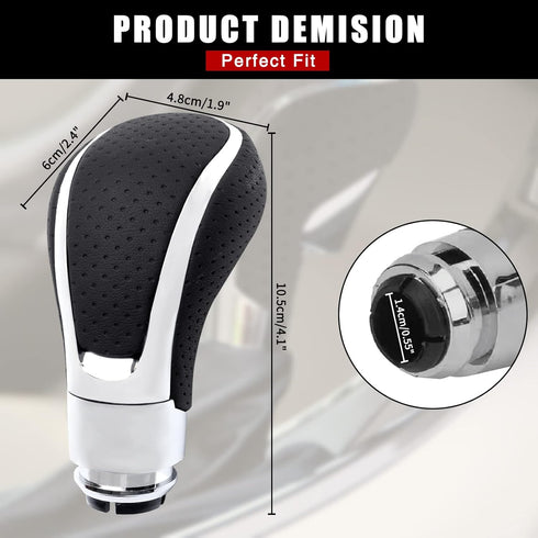 Tongze Automatic Gear Shift Knob: Leather Shifter Knob Replacement for Buick Verano Regal GM Opel Insignia Vauxhall 2009-2013 Transmission Gear Sh...