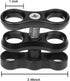 2 PCS x 1" Inch Aluminum Standard Long Ball Clamp Mount for Underwater Diving Light Arm System,Work with Ram Mounts...