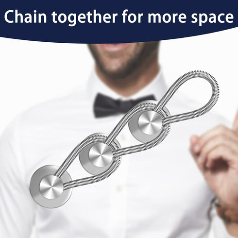 Collar Extender, Shirt extender, dress shirt suit pants, coat, shirt button extender Button extender (White marble)...