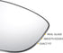X AUTOHAUX Car Rearview Right Passenger Side Mirror Glass Replacement W/Backing Plate Non-heated White Glass for Honda Accord 2018-2022...