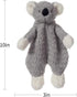 Apricot Lamb Stuffed Animals Security Blanket Gray Koala Infant Nursery Character Blanket Luxury Snuggler Plush(Gray Koala, 10 Inches)...