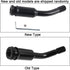 Shift Knob Extender, 5in Gear Stick Shifter Lever Car Shift Knob Extender Straight Gear Shifter Lever Extension for T4 1990-2003 Black...