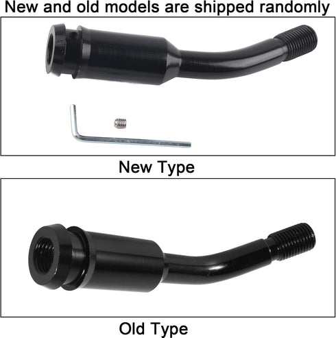 5in Car Shift Knob Extender Black Shifter Extender Shift Stick Extension Straight Gear Shifter Lever Extension for T4 1990-2003 Black, Automotive ...