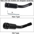 5in Car Shift Knob Extender Black Shifter Extender Shift Stick Extension Straight Gear Shifter Lever Extension for T4 1990-2003 Black, Automotive ...