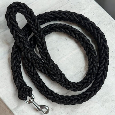 Premium Heavy Duty Braided Rope Dog Leash, Sturdy Durable Nylon Pet Training Lead for Small, Medium, and Large Dogs, 360 Degree Swivel Snap Clip A...