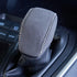 Leather and Suede Car Gear Shift Knob Cover for 2019 2020 2021 2022 Toyota RAV4,Black with Beige Stitiches...