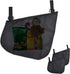 2 Pack Universal Side Sling Stroller Mesh Cargo Net and Organizer, Extra Stroller Storage Space, Non-Slip and Adjustable Straps...