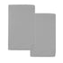 American Baby Company 15" x 33" Fitted Bassinet Sheet, 100% Natural Cotton Jersey Knit, Grey, Soft Breathable, for Boys and Girls, Pack of 2...