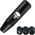 Pack-1 Gear Stick Shifter Knobs, 5.1" Aluminum Alloy Weighted Gear Lever, Skull Design Automatic Shift Knob, Fits Most Auto Transmission Vehicle (...