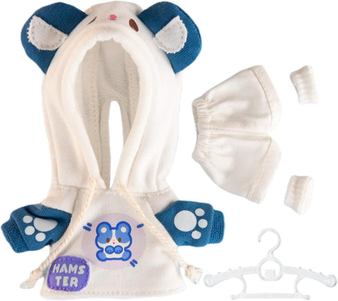 YMY Ob11 Doll 1/12 scale Cute Animal Style Doll Clothes Set Doll Birthday ?Blue?...