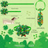 32pcs St. Patrick's Day Dog Collar Bows Ties, Bulk Clover Lucky Pattern Dog Grooming Bowties and Neckties, Adjustable Holiday Green Basic Dog Coll...