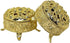 2.5 Inch Plastic Trinket Box Wedding Favor Table Decorations-Gold (12 Sets)...