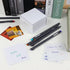 White Sticky Notes Holder, 3x3 Inch Memo Holder, Sticky Notes Cube Dispenser, PS Notepad Organizer for Home and Office Desk Organization...