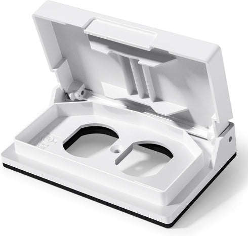 ELEGRP Horizontal Outdoor Cover for Duplex Receptacles, Weatherproof Wall Plate, Outdoor Electrical Outlet Cover, Standard Size 1-Gang 4.77” x 2.9...