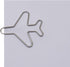 100 Count Airplane Shaped Paper Clips Great for Paper Clip Collectors or Office Gift - Comes in Round Tin with Lid and Gift Box - (Silver)...