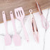 Amosfun 5pcs Mini Kitchen Utensil Set Kids Kitchen Tools Learning Toy Whisk Spatula Tongs Spoon And Slotted Spatula...