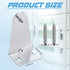 Set of 8 Metal Hold Down Brackets Silver Blinds Brackets Blind Holder Replacements Horizontal Blind Brackets with Screws for Horizontal Blinds Sha...