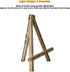 AUVOTTOKA Portable 9" Wood Tripod Tabletop Display Easel for Artist Painting, Sketching, Displaying Photos, Decorative Plates and More...