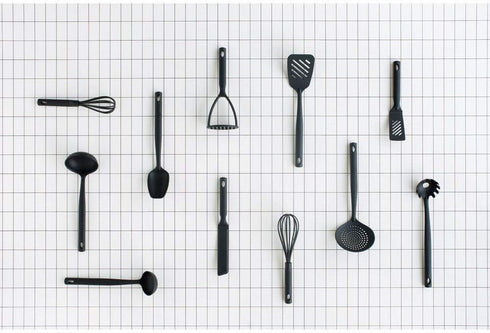 GARIAN Brabantia 365263 Small Spatula, All Nylon, Black...