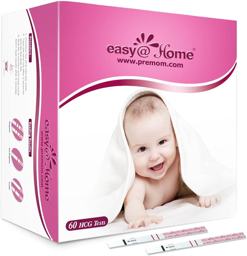 Easy@Home 60 Pregnancy Tests: Early Detection Precise Results Pregnancy Test Strips - Bulk Pregnancy Strips - 60 hCG Test Strips...