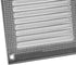 EUROPLAST 12x8 inch Vent Cover with Screen Mesh - Galvanised Register Vent Cover - Metal Air Return Grill - HVAC Vent Register for Home Improvemen...