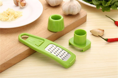 Zittop Multifunction Stainless Steel Pressing Garlic Slicer ?Cutter Shredder Kitchen To Garlic Slicer...