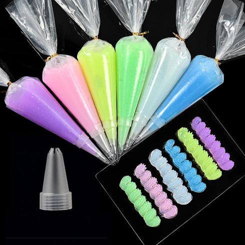 50g/50ml Simulation Imitation Cream Adhesive Gel DIY Fake Whipped Cake Cream Glue for Handmade Phone Case Mirror Jewelry Accessories Decoration wi...