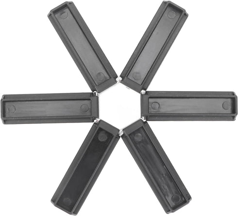 Folding Heat Resistant Pad,Heat Insulated Pad Folding Hot Pot Holder Mat for Lipstick Wax Melting,Collapsible Dish Pan Mats...