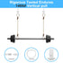 Furniture Anchors (16 Pack) for Baby Proofing Anti Tip Furniture Anchors Kit, Cabinet Wall Anchors Protect Toddlers from Falling Furniture, Adjust...