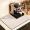 Coffee Mat for Countertops ,Coffee Bar Accessories Fit Under Coffee Maker Espresso Machine, Absorbent Hide Stain Rubber Mat for Countertop ,Dish D...