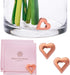 Flower Food Alternative for Fresh Cut Flowers | Copper Charm Keeps Flower Water Clean and Clear | Just Place It in The Vase, Reusable (2 Pack)...