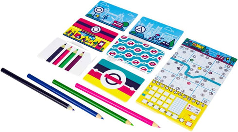 Blue Orange Games Next Station London Board Game - Family or Adult Strategy Flip and Write Game for 1 to 4 Players. Recommended for Ages 8 & Up. S...