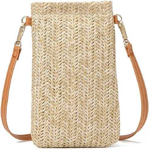 Summer Straw Beach Bag Tote Shoulder Bag Handwoven Purse Handbag for Women Girls Outdoor Casual Top Handle Cross Body Bag...