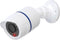 WALI Bullet Dummy Fake Simulated Surveillance Security CCTV Dome Camera Indoor Outdoor with One LED Light, Warning Security Alert Sticker Decal (T...