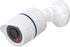 WALI Bullet Dummy Fake Simulated Surveillance Security CCTV Dome Camera Indoor Outdoor with One LED Light, Warning Security Alert Sticker Decal (T...