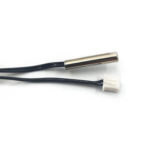 5Pcs NTC 10K 3950 Ohm Waterproof Temperature Sensor Probe Stainless Digital Thermal Sensor Probe Cable Length 2M...