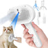 Cat Steam Brush, 4 in 1 Steamy Pet Brush For Cats & Dogs, Spary Cat Brush For Pet Grooming, Cats Dogs Hair Comb With Release Buttom and Water Tank...