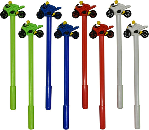 Maydahui 28PCS Cool Car Pens Fun Motorcycle Racing Rollerball Gel Pen Novelty Pen Cute Pen Interesting Pen Black Ink for Boys School Office Statio...
