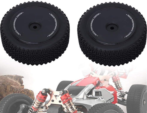 2PCS RC Car Tire, RC Front Tyre Off-Road Wheels Compatible for Wltoys 144001 1/14 RC Car((144001-1269)) Wltoys 144001 Tires Wltoys 144001 Replacem...