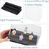 OLYCRAFT Acrylic Minifigure Display Case Box Display Case for Minifigure Action Figures Blocks Removable Display Box Cube Showcase for Models Gift...