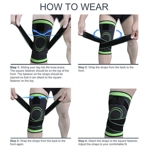 Compression Knee Sleeve Knee Brace for Men & Women Knee Support for Running, CrossFit, Basketball, Pain Relief, Meniscus Tear Arthritis ACL MCL Fa...