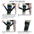 Compression Knee Sleeve Knee Brace for Men & Women Knee Support for Running, CrossFit, Basketball, Pain Relief, Meniscus Tear Arthritis ACL MCL Fa...