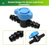 15 Pieces Drip Irrigation 1/2" Barbed Valve Fittings,Shut Off Valve Connectors for 1/2 Inch Drip Irrigation Tubing (.570-.620" ID) Drip Line Parts...