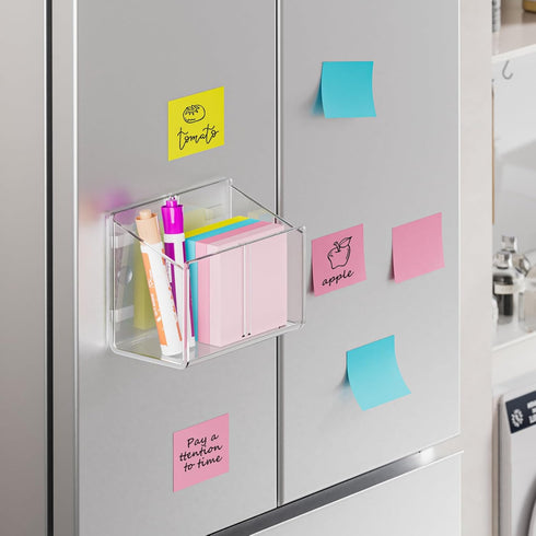 MaxGear Magnetic Dry Erase Marker Holder, Acrylic Magnetic Pen Holder for Fridge Accessories, Magnet Marker Holder for Whiteboard, Wall, Locker Or...